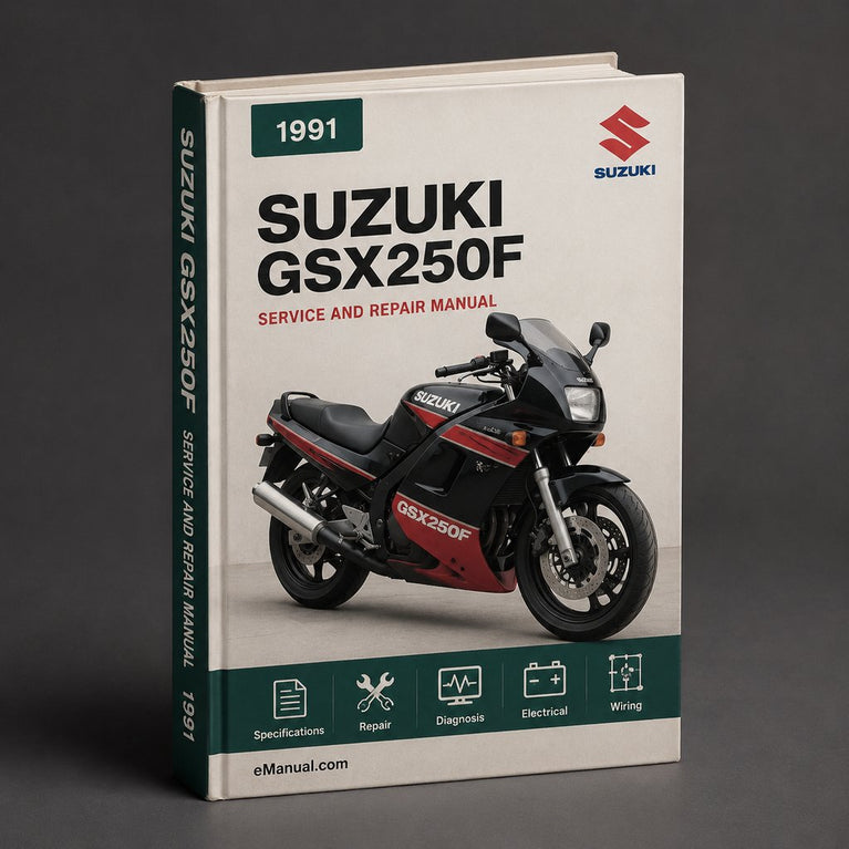 Suzuki GSX250F 1991 Factory Service Repair Manual
