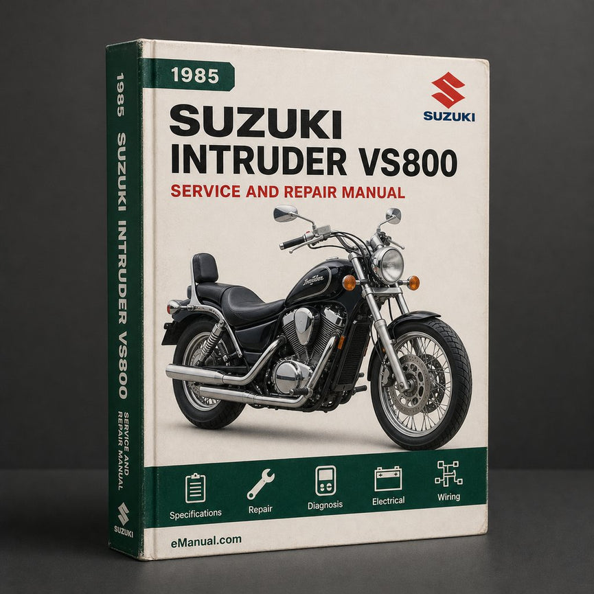 Manual de reparación y servicio del taller Suzuki Intruder VS800 1985-1997
