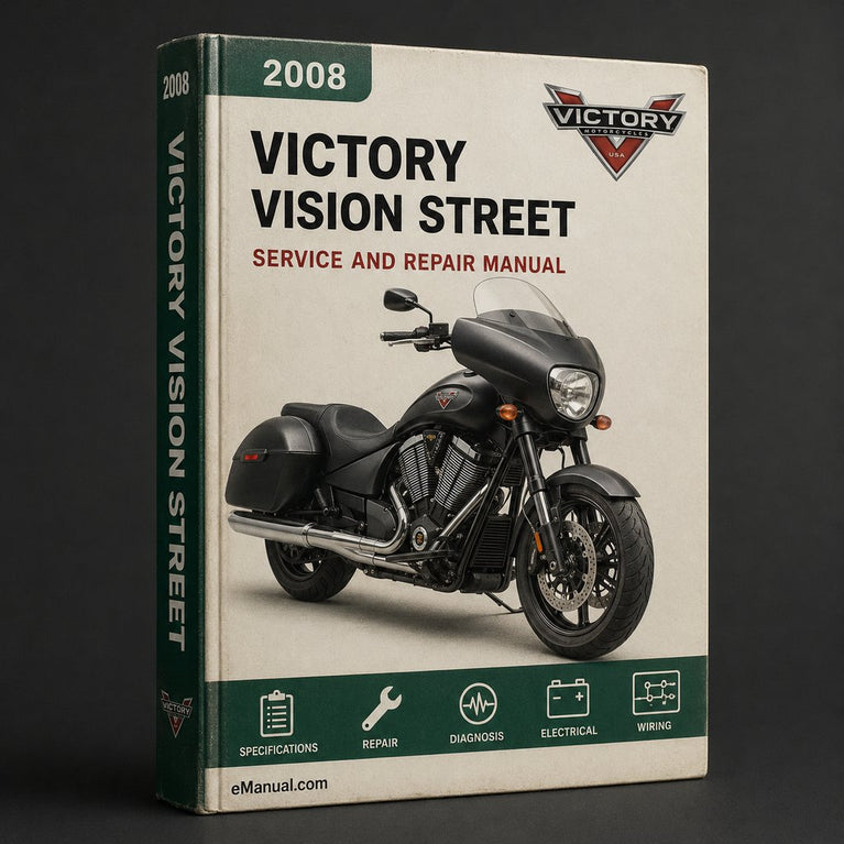 Manual de reparación y servicio de fábrica de Victory Vision Street 2008