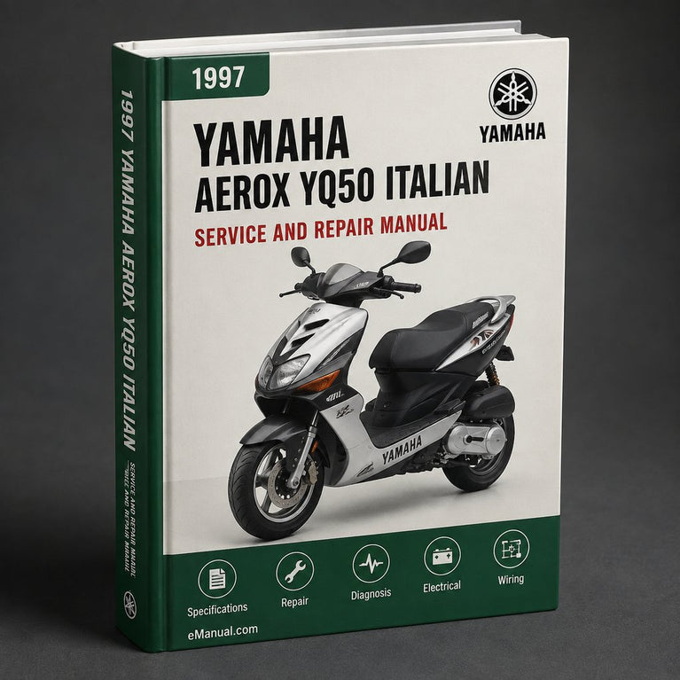 Yamaha Aerox YQ50 L Service Repair Manual italian 1997-2006