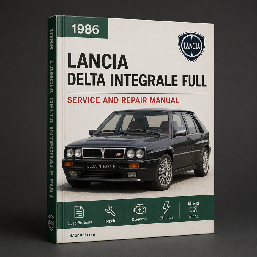 Lancia Delta Integrale 1986-1993 Full-Service-Reparaturhandbuch