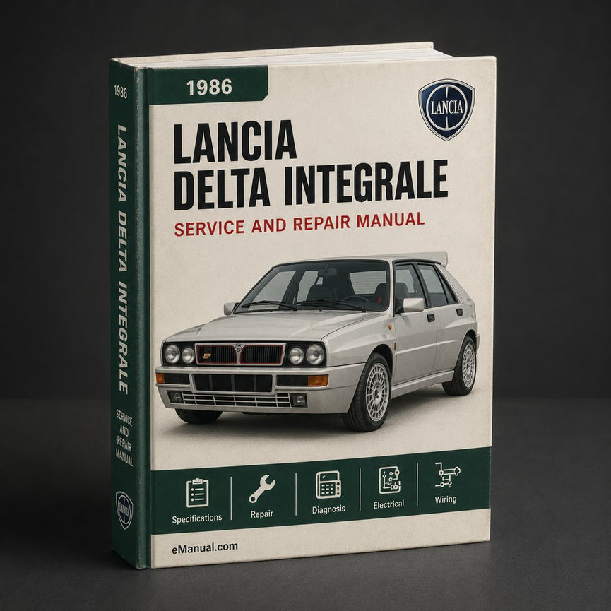 Lancia Delta Integrale 1986 Reparatur-Servicehandbuch