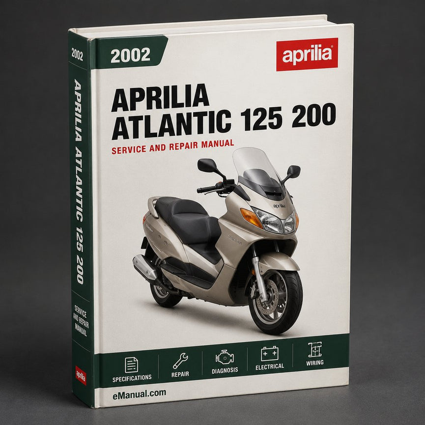 2002 Aprilia Atlantic 125 200 Workshop Service Repair Manual