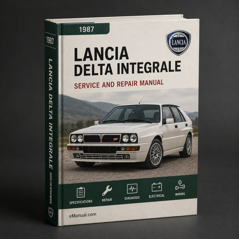 Lancia Delta Integrale 1987 Repair Service Manual