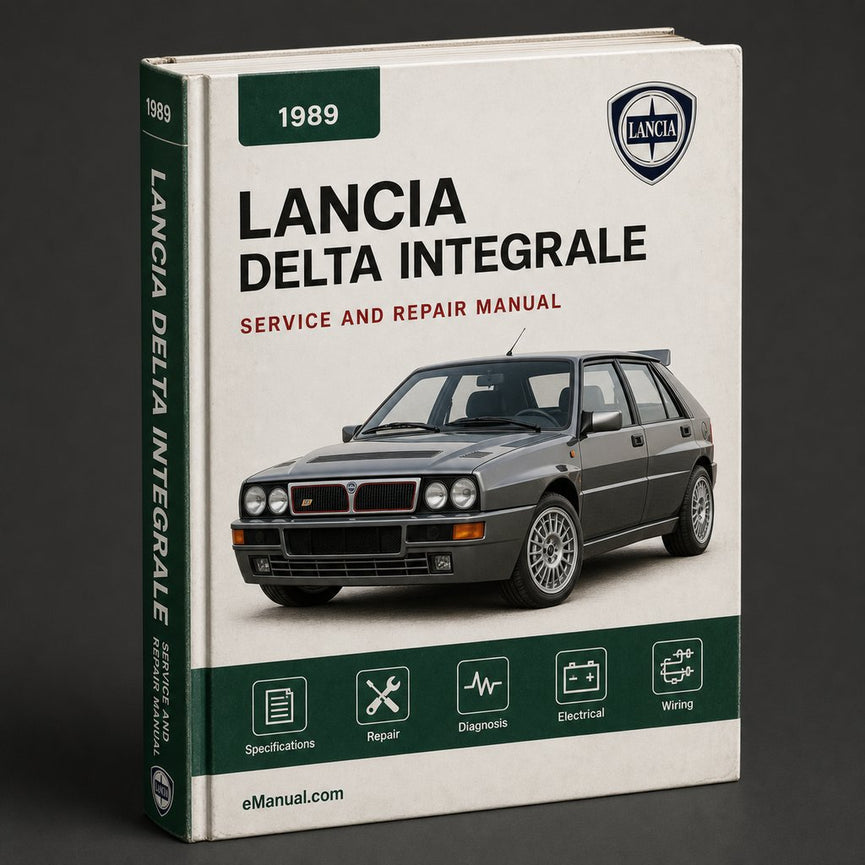 Lancia Delta Integrale 1989 Reparatur-Servicehandbuch