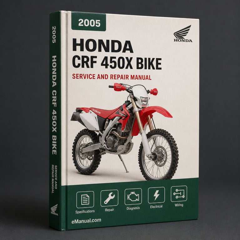HONDA CRF 450X 2005-2012 BIKE Repair Service Manual