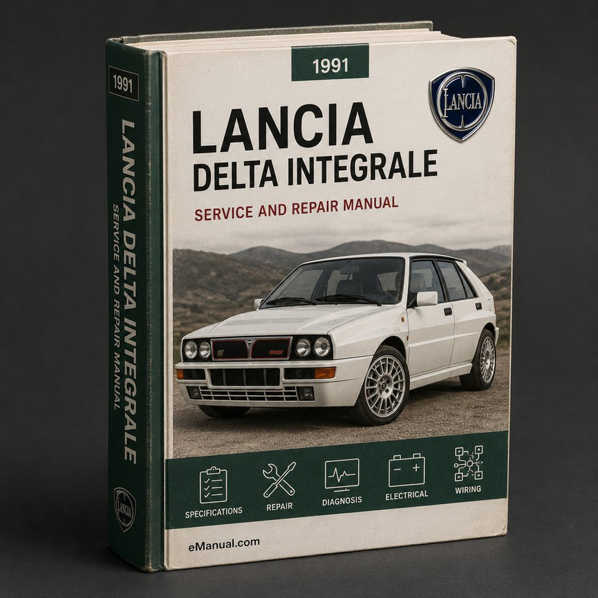 Lancia Delta Integrale 1991 Repair Service Manual