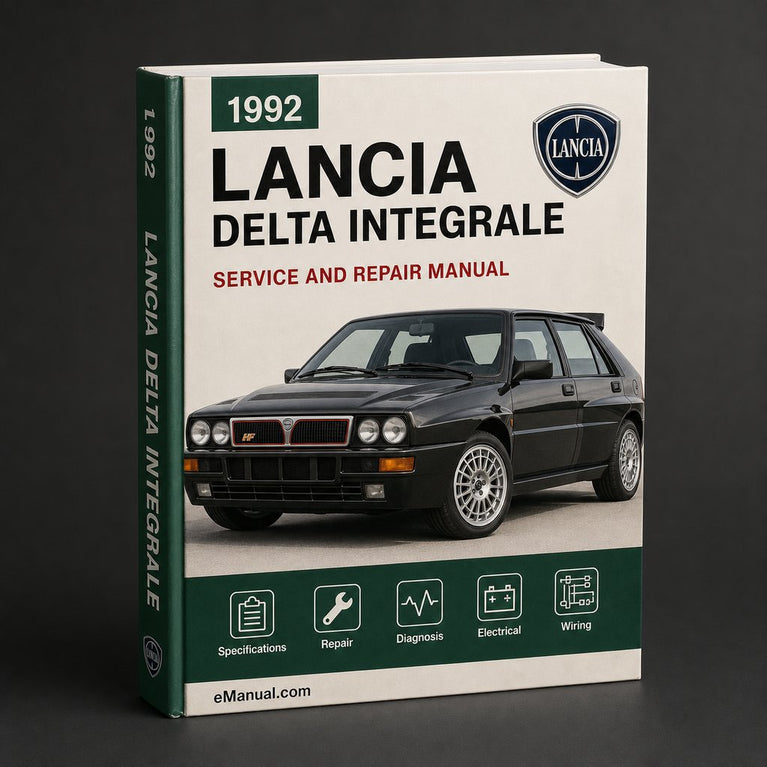 Lancia Delta Integrale 1992 Repair Service Manual
