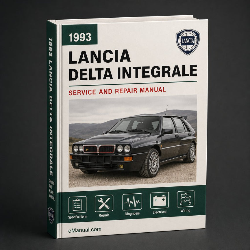 Lancia Delta Integrale 1993 Repair Service Manual