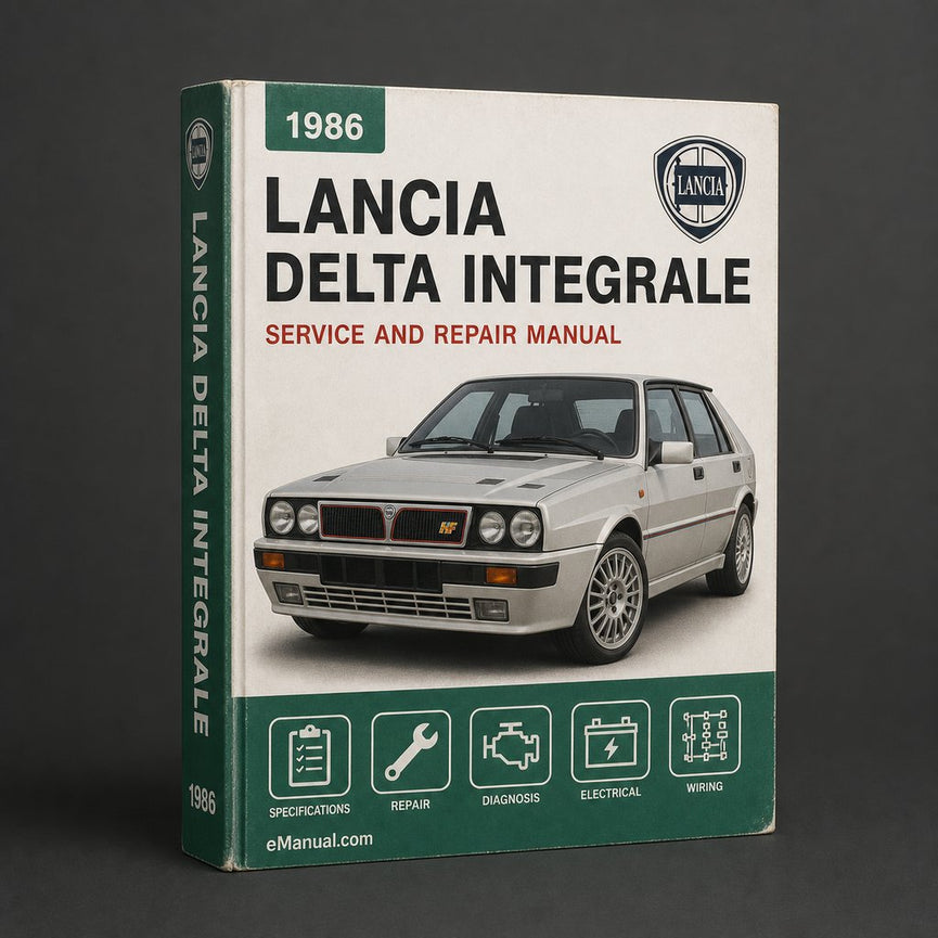 Lancia Delta Integrale 1986-1993 Werkstatt-Service-Reparaturhandbuch