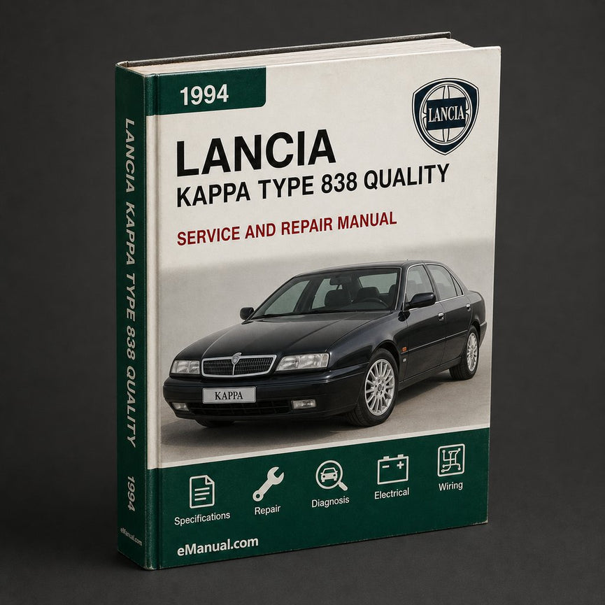 LANCIA 1994-2000 KAPPA (K) (Typ 838) Werkstatt-Reparatur- und Wartungshandbuch # QUALITÄT