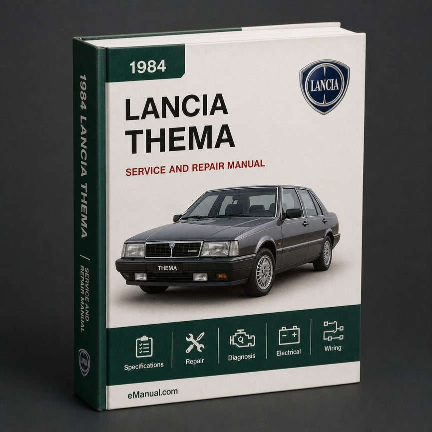 Lancia Thema Service Repair Manual 1984