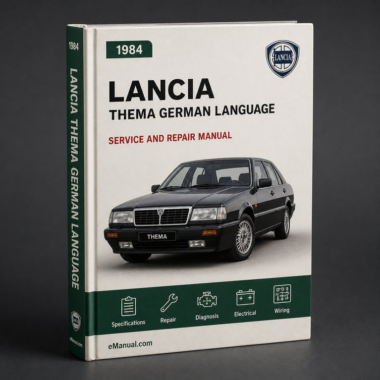 Lancia Thema (German Language) 1984-1994 Service Repair Workshop Manual