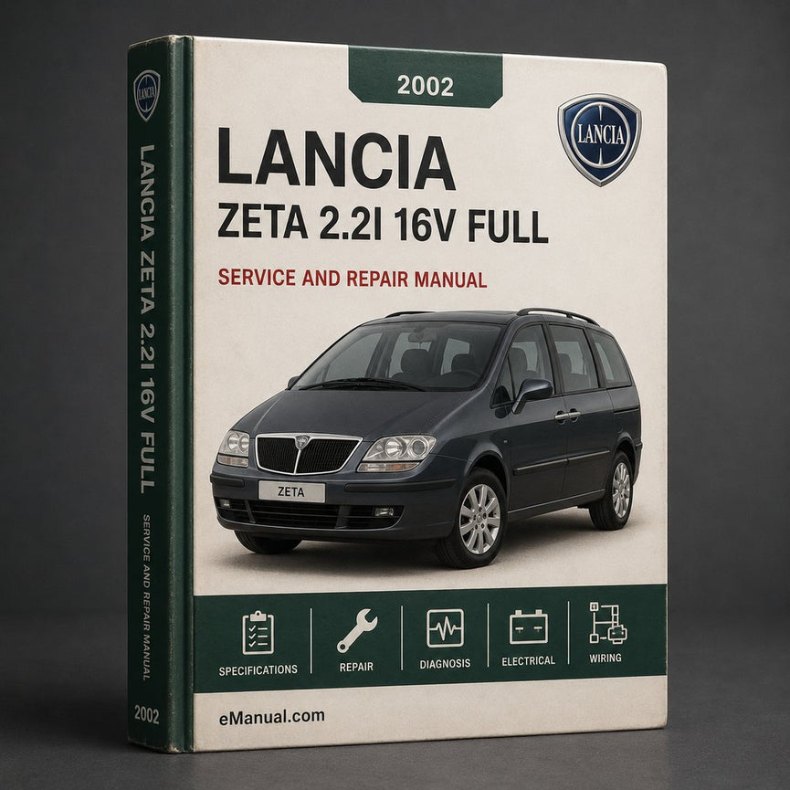 LANCIA ZETA 2.2I 16V 2002 Full Service Repair Manual
