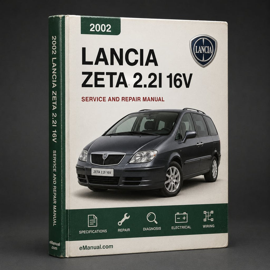 Lancia Zeta 2.2i 16V 2002 Workshop Service Repair Manual