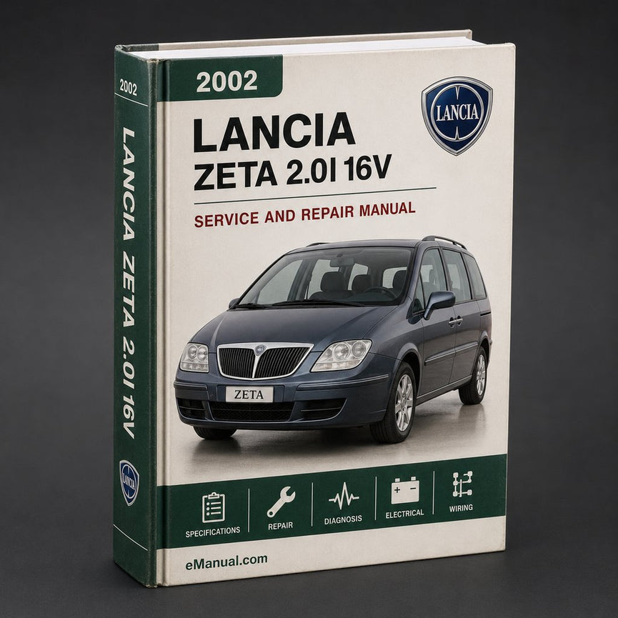 Lancia Zeta 2.0i 16V 2002 Service Repair Manual