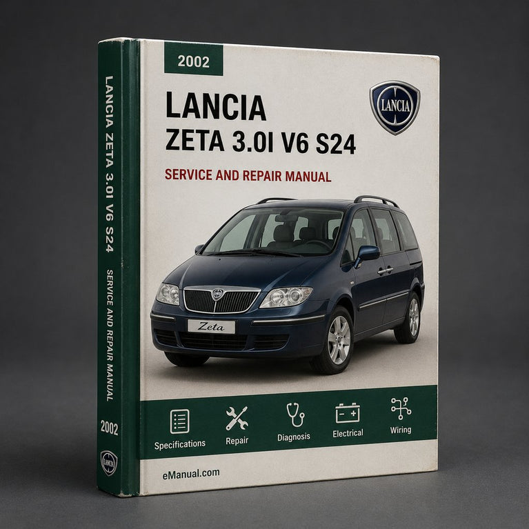 Lancia Zeta 3.0i V6 S24 2002 Werkstatt-Service-Reparaturhandbuch