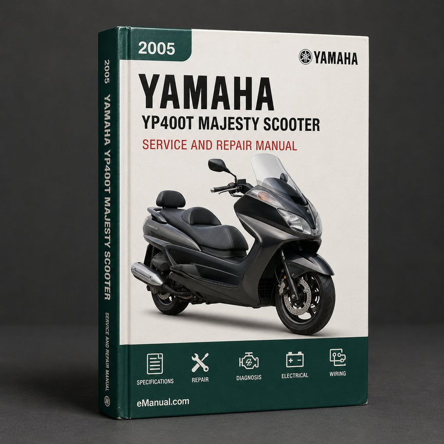 Yamaha YP400T Majesty Scooter Service Repair Manual 2005-2007