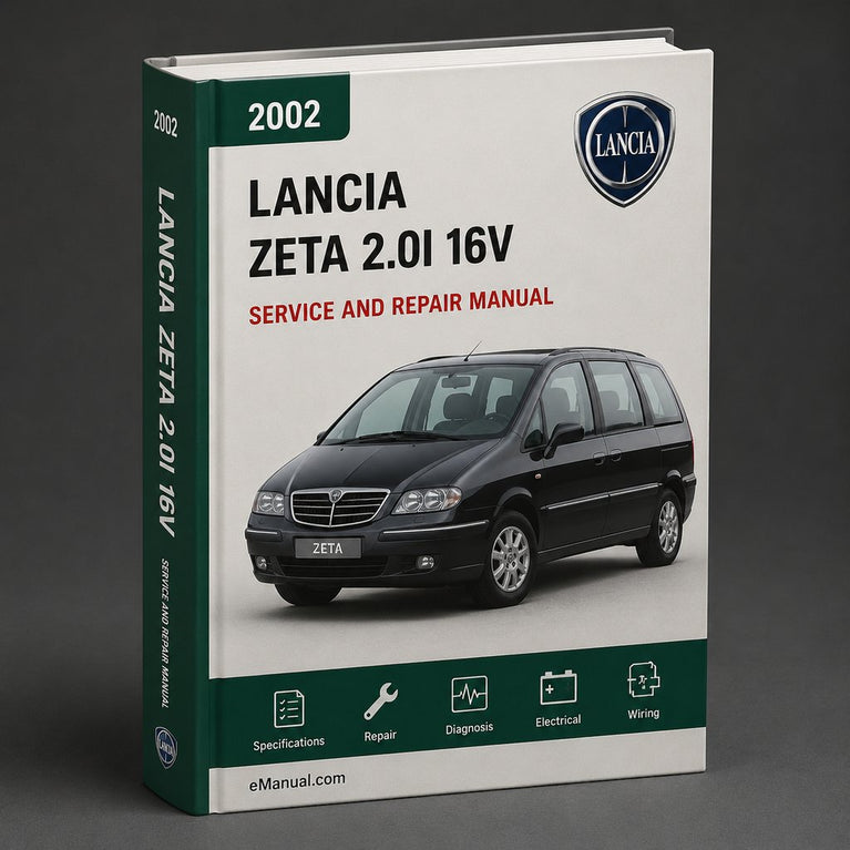 Lancia Zeta 2.0i 16V 2002 Service Repair Manual