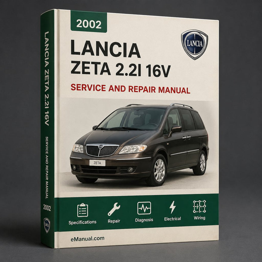 Lancia Zeta 2.2i 16V 2002 Service Repair Manual