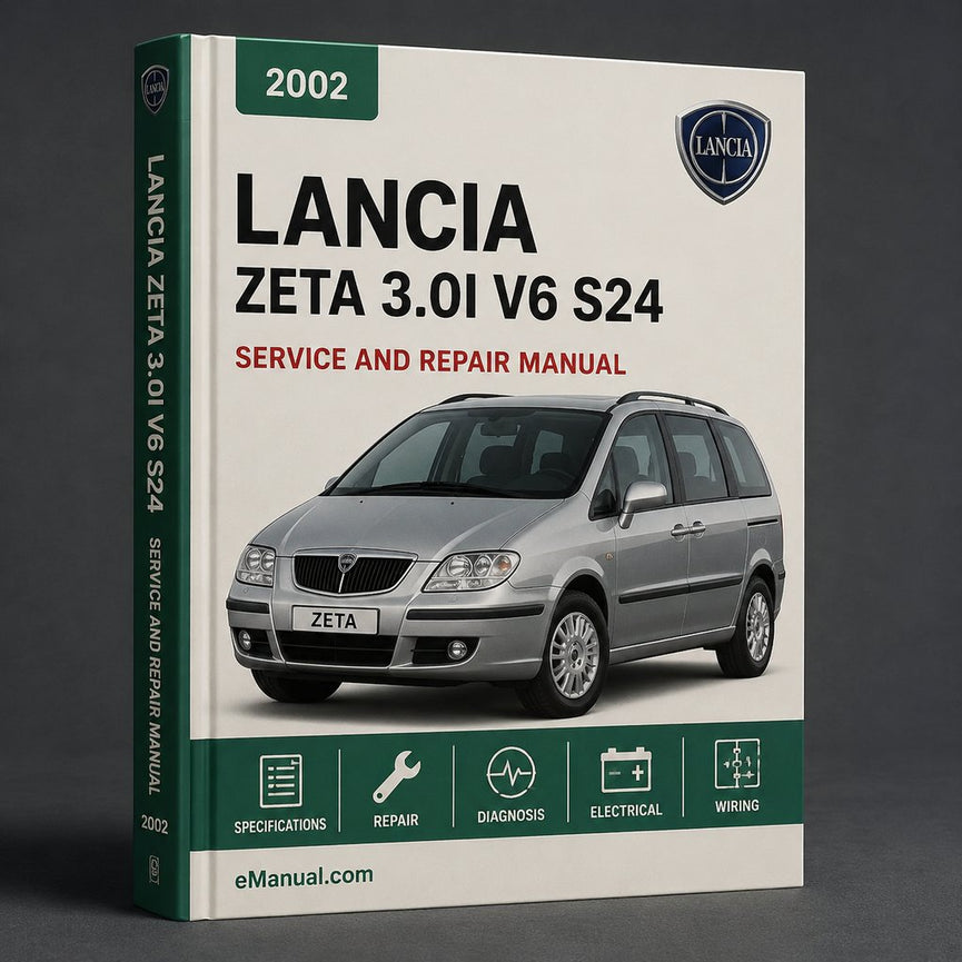 Lancia Zeta 3.0i V6 S24 2002 Service Repair Manual