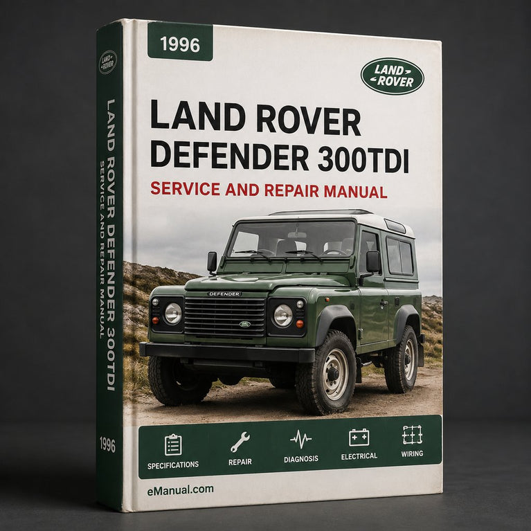 Manual de taller y reparación del Land Rover Defender 300Tdi 1996