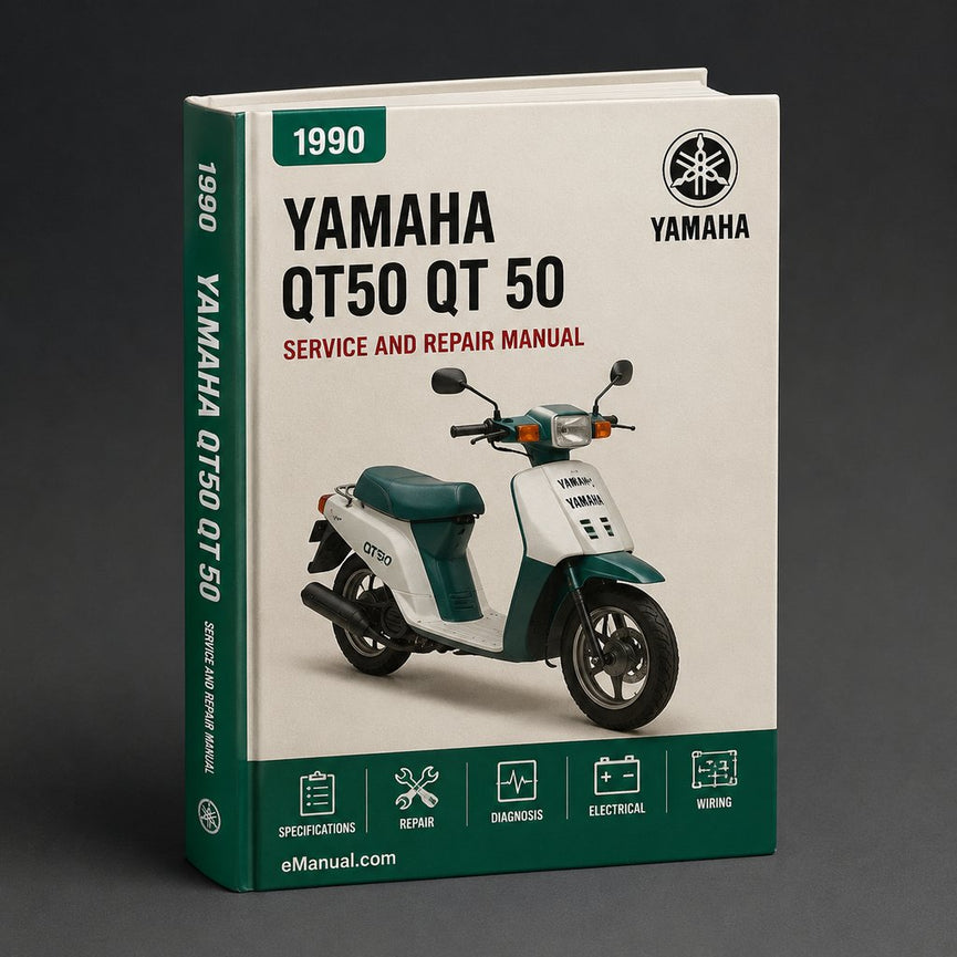 Yamaha QT50 QT 50 1990 Repair Service Manual