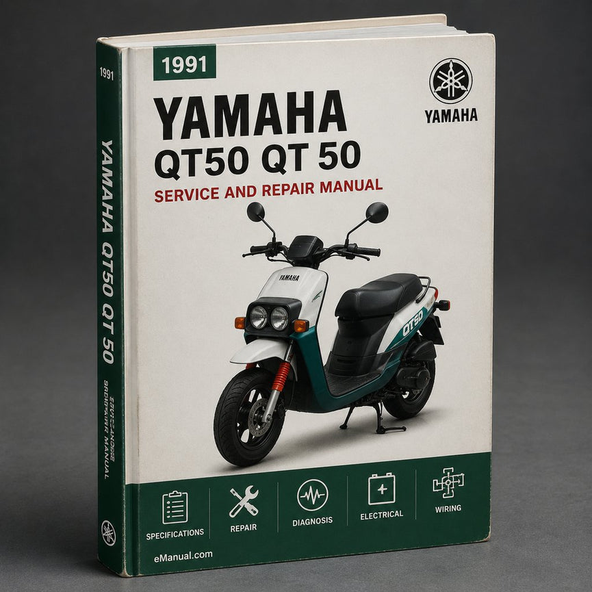 Yamaha QT50 QT 50 1991 Repair Service Manual