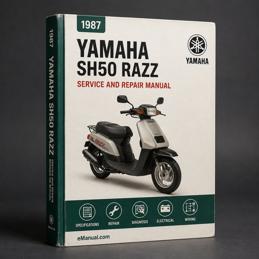 Yamaha SH50 Razz Service Repair Workshop Manual 1987-2000