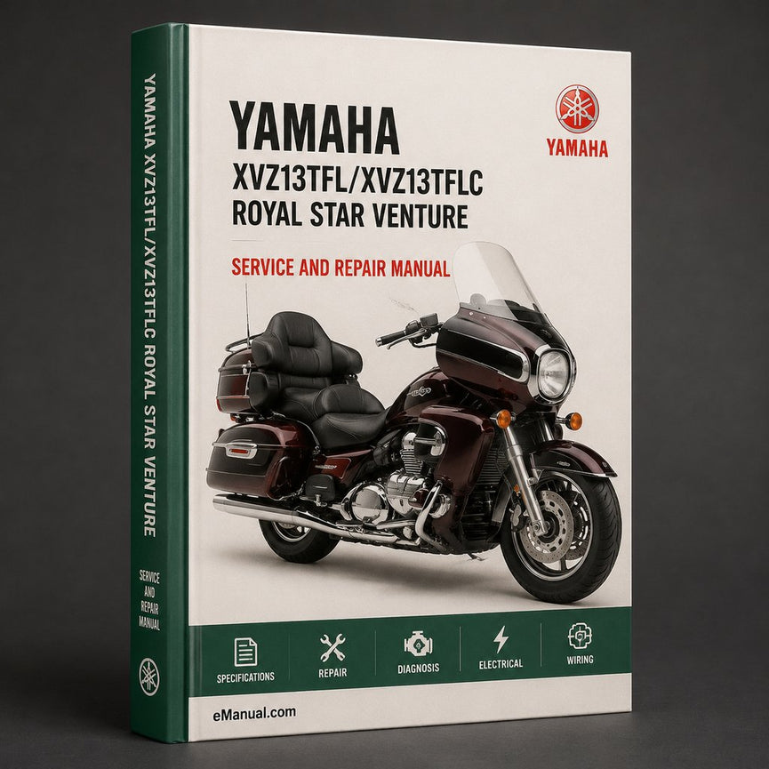 Manual de servicio y reparación de Yamaha XVZ13TFL/XVZ13TFLC ROYAL STAR Venture