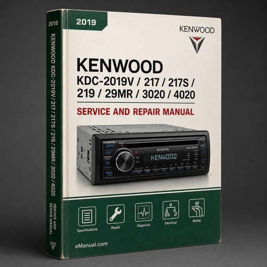 Kenwood KDC-2019/2019V/217/217S/219/29MR/2020/3020/4020 Service Manual
