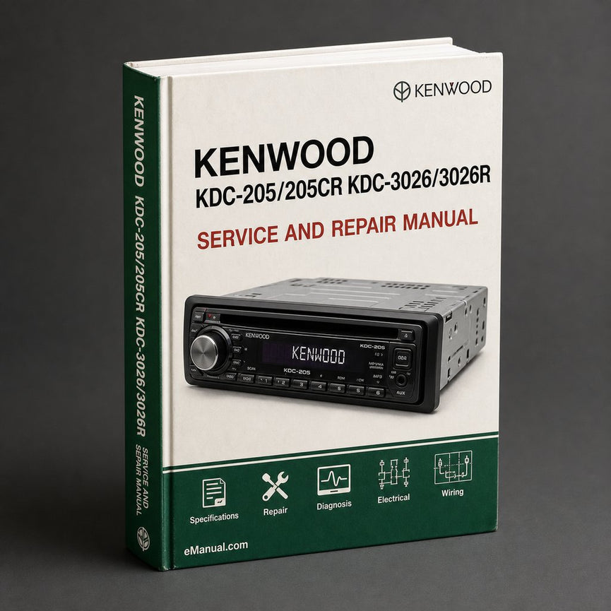 Kenwood KDC-205/205CR KDC-3026/3026R Service Manual