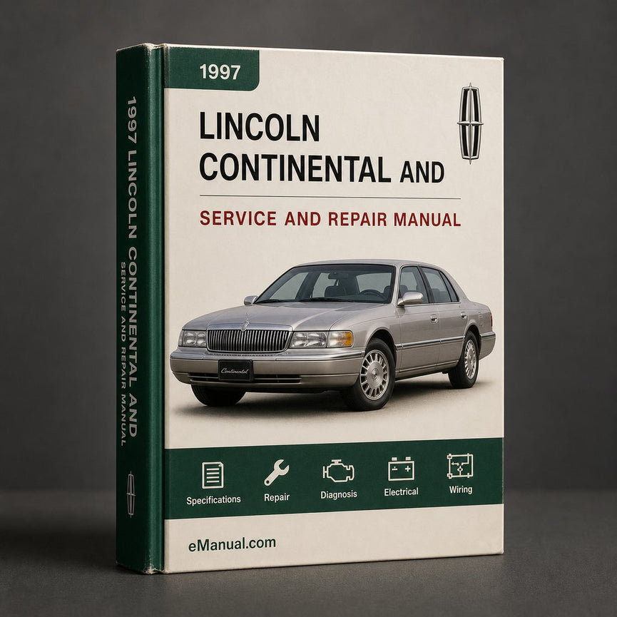 1997 Lincoln Continental Service And Repair Manual