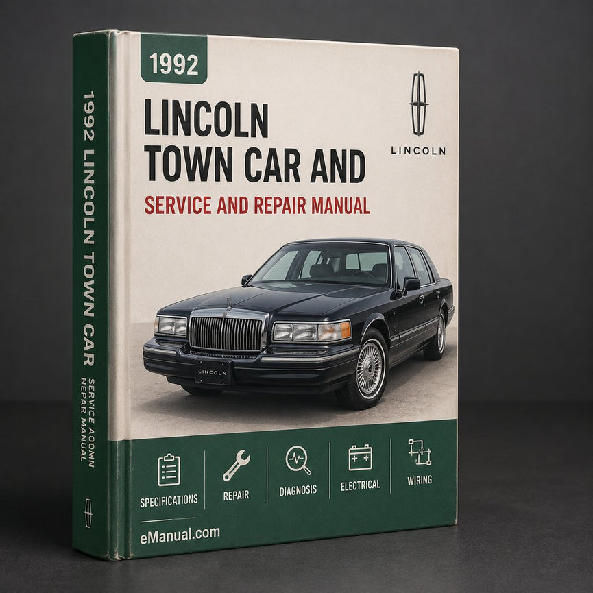 1992 Lincoln Town Car Service And Repair Manual