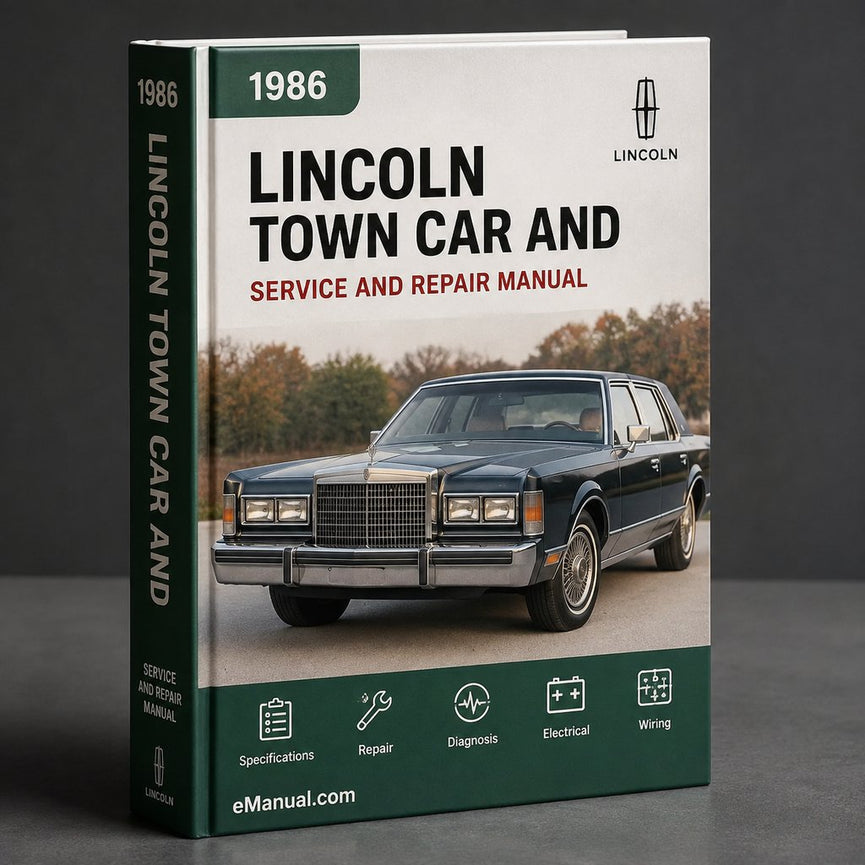 1986 Lincoln Town Car Service And Repair Manual