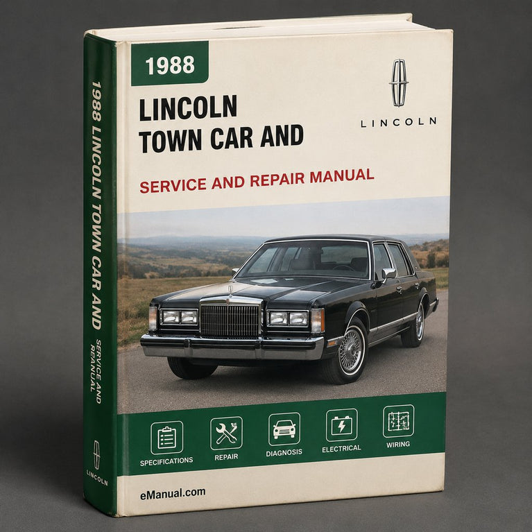 1988 Lincoln Town Car Wartungs- und Reparaturhandbuch