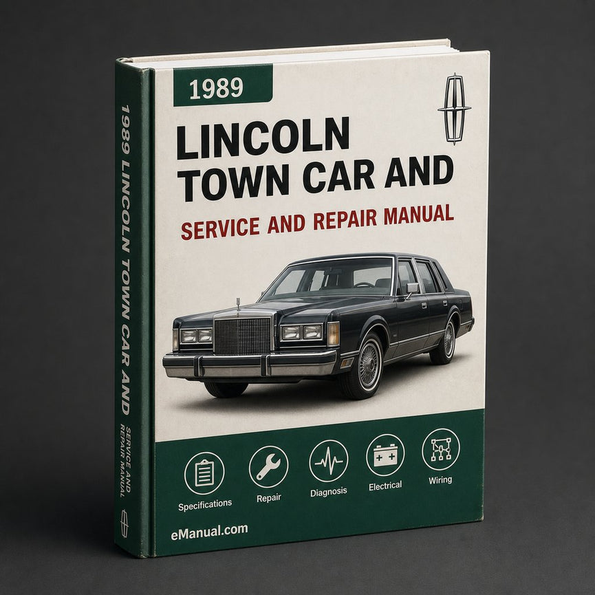 1989 Lincoln Town Car Wartungs- und Reparaturhandbuch