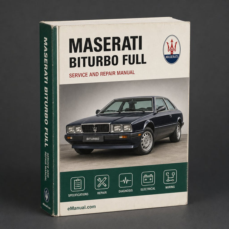 Maserati Biturbo Full Service & Repair Manual