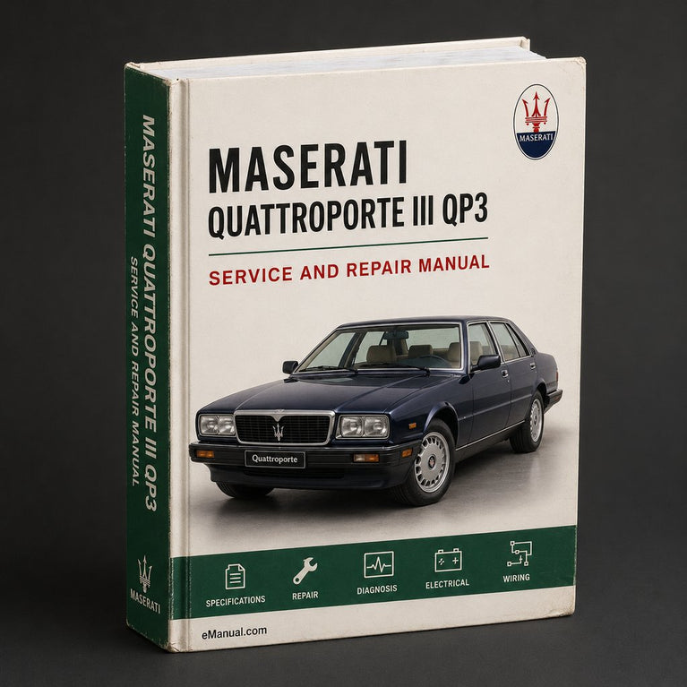 Maserati Quattroporte III (3) Workshop Service & Repair Manual QP3