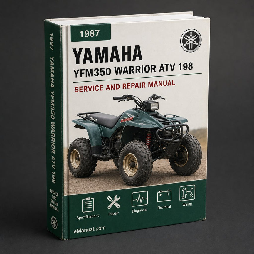1987-2004 Yamaha YFM350 Warrior ATV Workshop Service Repair Manual 1987 1988 1989 1990 1991 1992 1993 1994 1995 1996 1997 1998 1999 2000 2001 2002 2003 2004