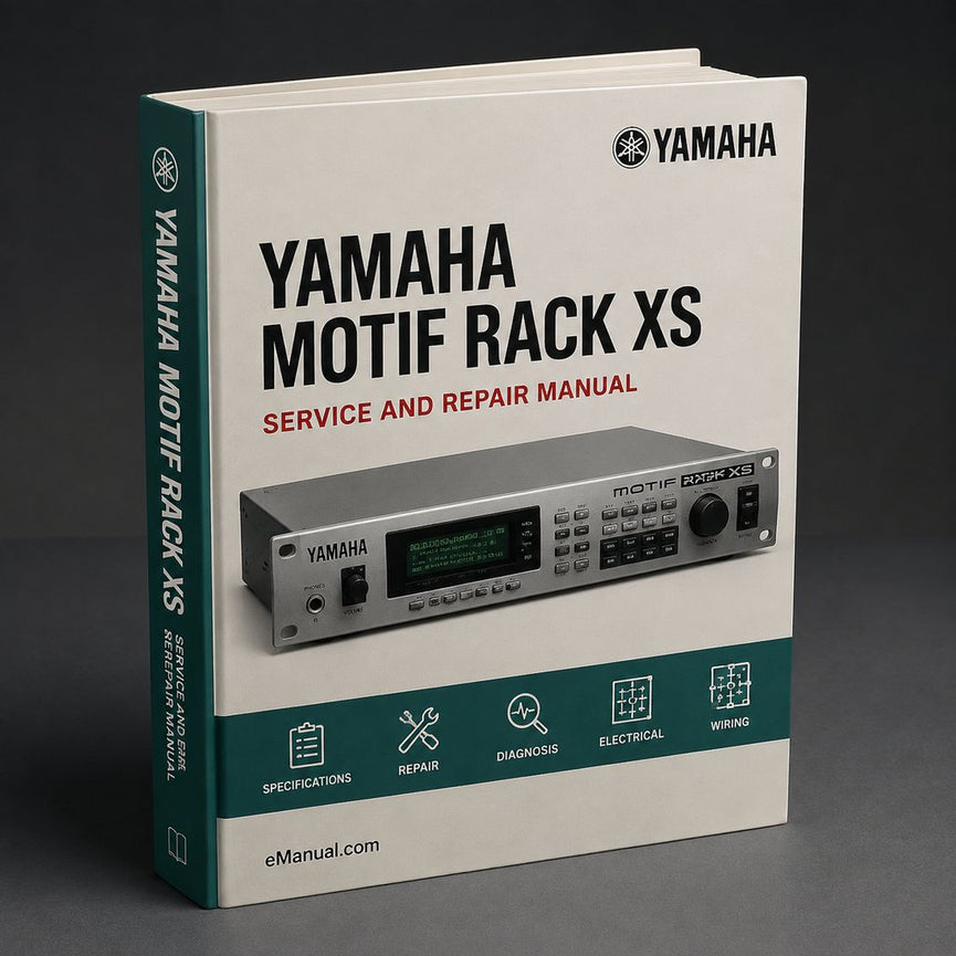 Yamaha MOTIF RACK XS Service-Reparaturhandbuch