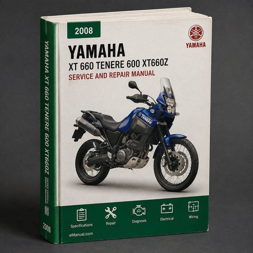 Yamaha XT 660 Z TENERE 600 XT660Z 2008 2009 Parts Service Repair Manual