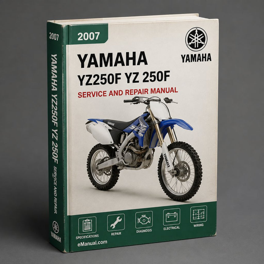 Yamaha YZ250F Servicehandbuch Reparatur 2007 YZ 250F