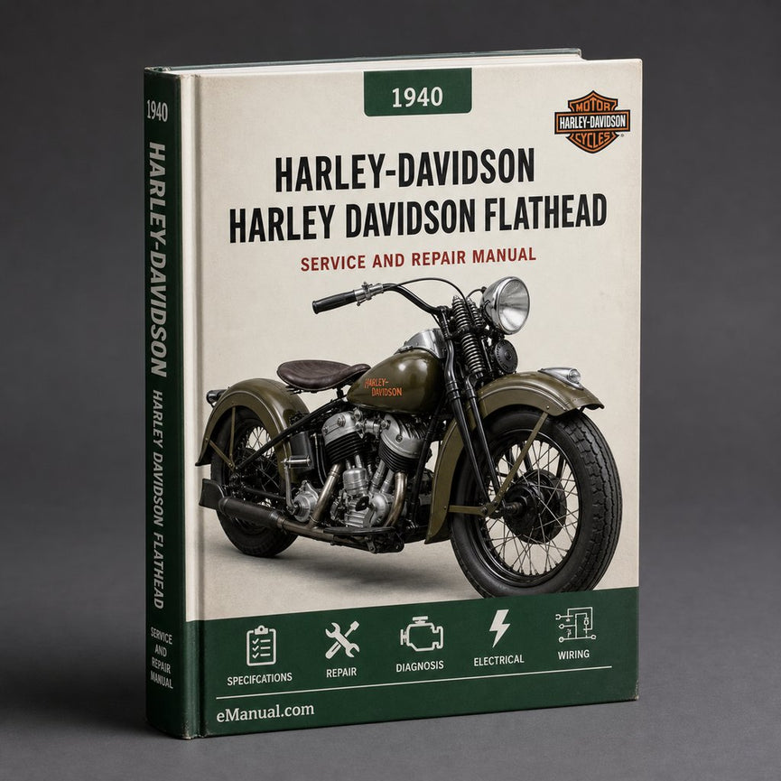 Harley Davidson Flathead 1940-1947 Service Repair Manual