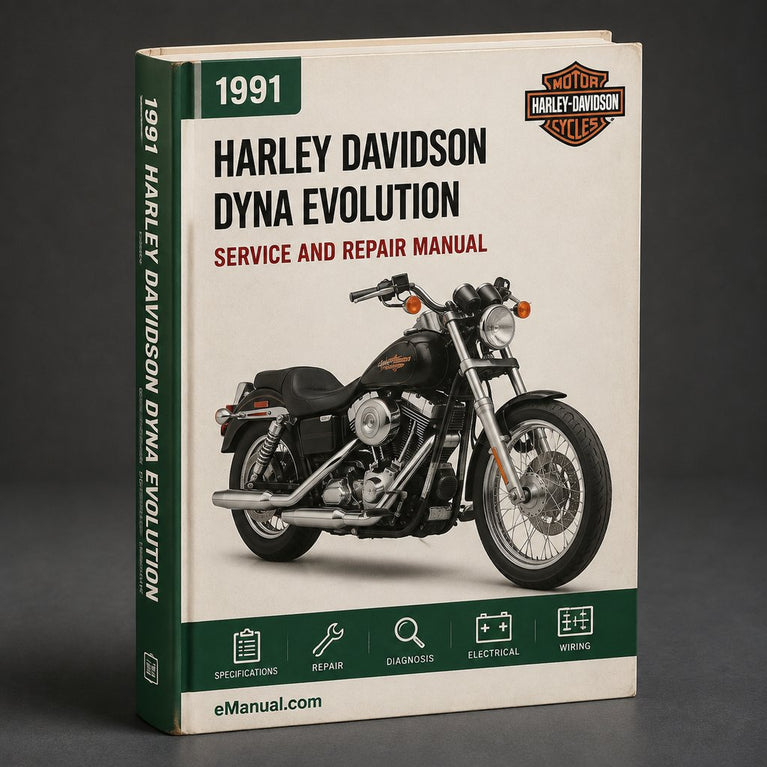 Harley Davidson Dyna Evolution 1991 1992 1993 1994 1995 1996 1997 1998 Factory Service/Repair/ Workshop Manual -Years 91 92 93 94 95 96 97 98