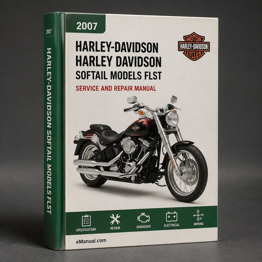 Harley Davidson Softail Modelle Servicehandbuch Reparatur 2007 FLST FXST
