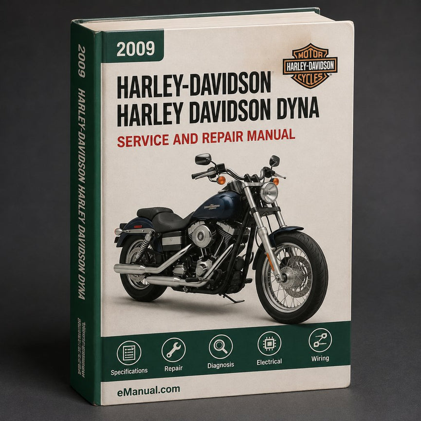 Harley Davidson Dyna 2009 Werks-Service-Reparaturhandbuch