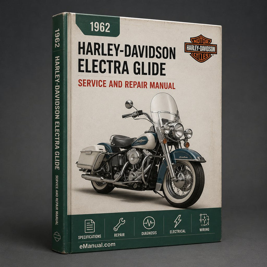 Harley-Davidson Electra Glide 1962 Werks-Service-Reparaturhandbuch