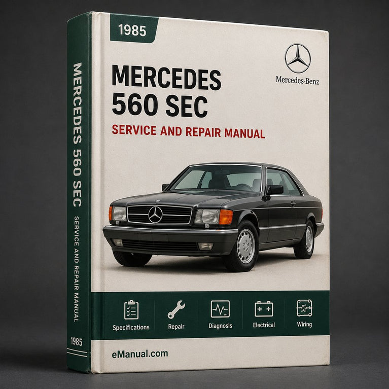 Mercedes 560 SEC 1985-1991 Service Repair Manual