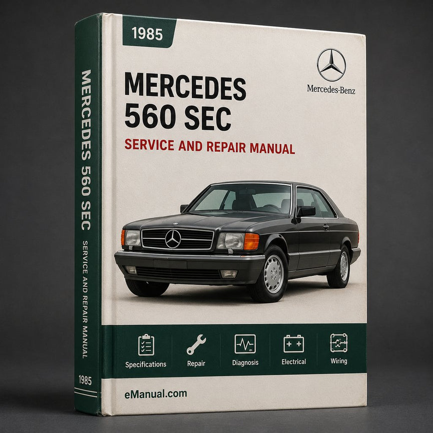 Mercedes 560 SEC 1985-1991 Service Repair Manual